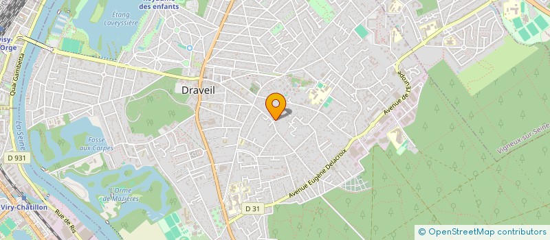 localisation de l'entreprise SCI CAPUCINES à DRAVEIL