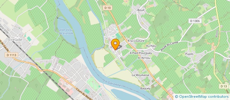 localisation de l'entreprise SCI CAPUCINS  CADILLAC-SUR-GARONNE