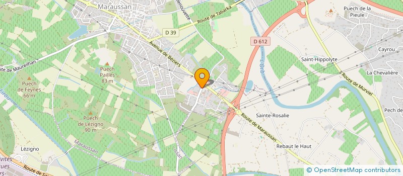 localisation de l'entreprise SCI CAPUCIROLE  MARAUSSAN