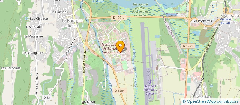 localisation de l'entreprise SCI CAPUGO  LA MOTTE-SERVOLEX