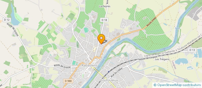 localisation de l'entreprise SCI CAPUS IMMOBILIER  RABASTENS