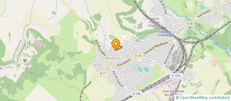localisation de l'entreprise SCI CAPUSAM à CHALINDREY