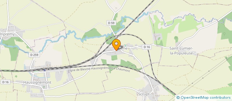 localisation de l'entreprise SCI CAPUT SCHEMITTE  BLESME