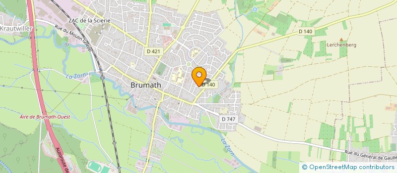 localisation de l'entreprise SCI CAPUTO IMMO  BRUMATH