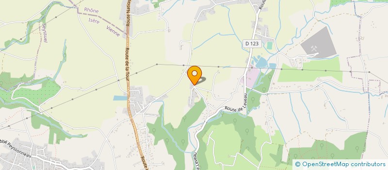 localisation de l'entreprise SCI CAPVER  SAINT-JUST-CHALEYSSIN