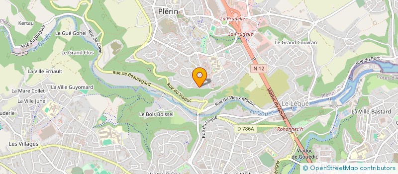 localisation de l'entreprise SCI CAPVI  PLERIN