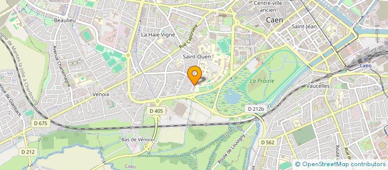 localisation de l'entreprise SCI CAPVIE à CAEN