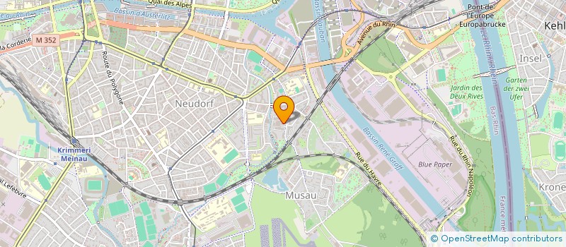 localisation de l'entreprise SCI CAPYA  STRASBOURG