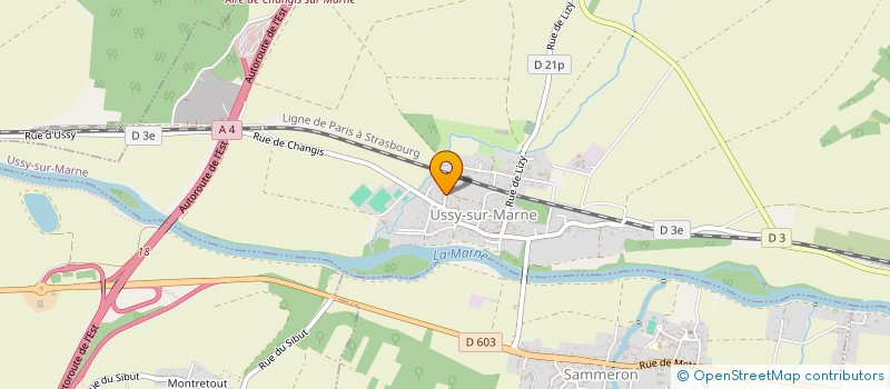 localisation de l'entreprise SCI CAQUOT  USSY-SUR-MARNE