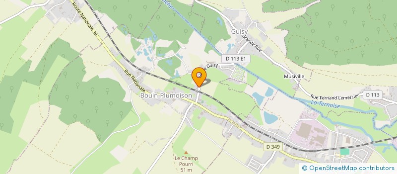 localisation de l'entreprise SCI CARA  HESDIN