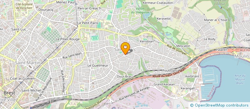 localisation de l'entreprise SCI CARA  BREST