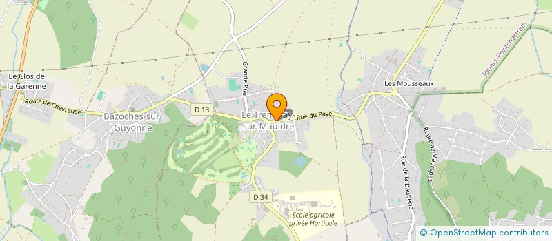 localisation de l'entreprise SCI CARA  LE TREMBLAY-SUR-MAULDRE