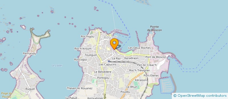 localisation de l'entreprise SCI CARA  ROSCOFF