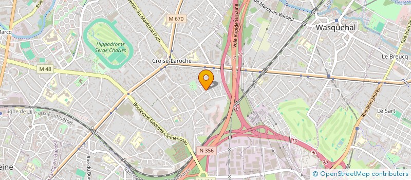 localisation de l'entreprise SCI CARA à MARCQ-EN-BARŒUL