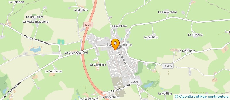 localisation de l'entreprise SCI CARA  LA BACONNIERE