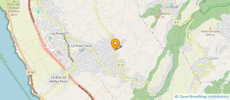 localisation de l'entreprise SCI CARA  SAINT-LEU