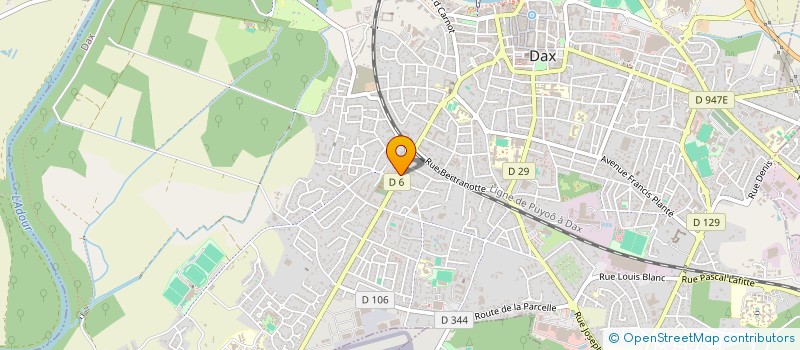 localisation de l'entreprise SCI CARABELLI à DAX