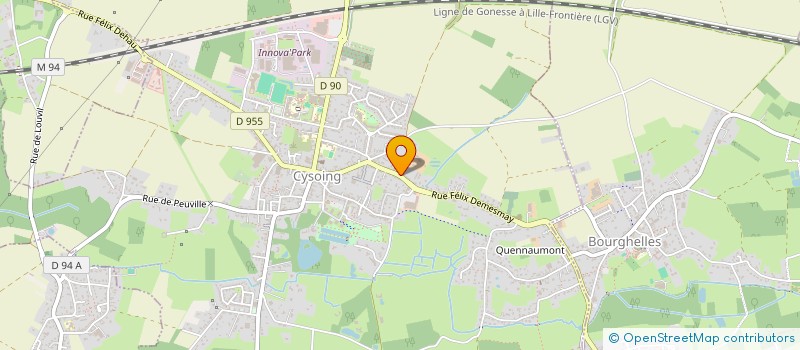 localisation de l'entreprise SCI CARABELLI  CYSOING