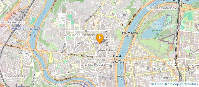 localisation de l'entreprise SCI CARABIN  LYON