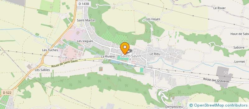 localisation de l'entreprise SCI CARABIN à SAINT-SAVIN
