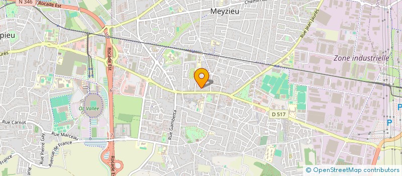 localisation de l'entreprise SCI CARABIS  MEYZIEU