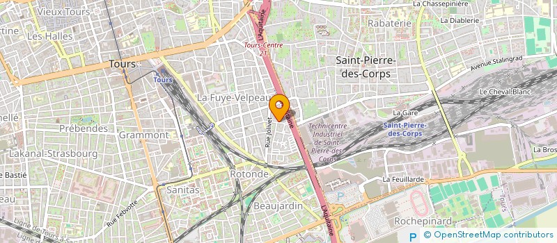 localisation de l'entreprise SCI CARABURO  TOURS