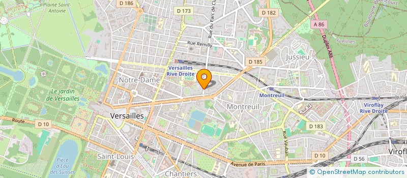 localisation de l'entreprise SCI CARAC à VERSAILLES