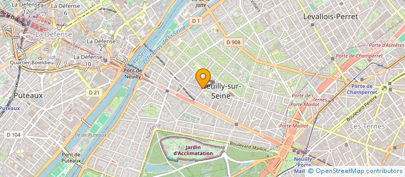 localisation de l'entreprise SCI CARAC COMMERCES à NEUILLY-SUR-SEINE