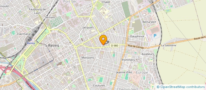 localisation de l'entreprise SCI CARACAS  REIMS