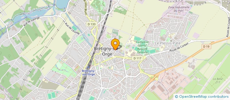 localisation de l'entreprise SCI CARACO à BRETIGNY-SUR-ORGE