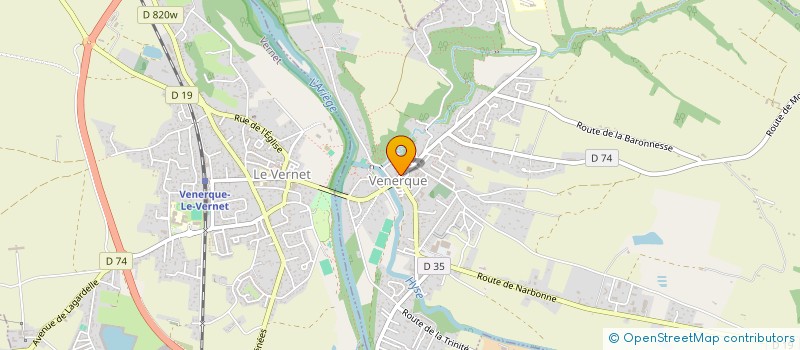 localisation de l'entreprise SCI CARACOURT à VENERQUE