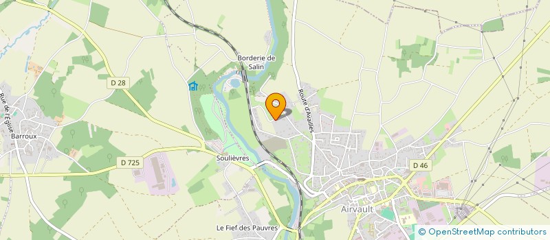 localisation de l'entreprise SCI CARACTERE  AIRVAULT