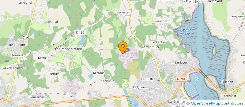 localisation de l'entreprise SCI CARADEC  LA TRINITE-SUR-MER