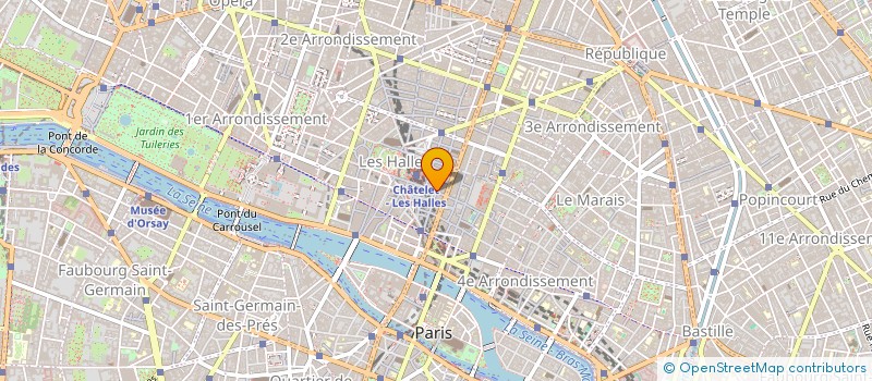 localisation de l'entreprise SCI CARADILLI à PARIS