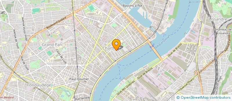 localisation de l'entreprise SCI CARAFAN  BORDEAUX