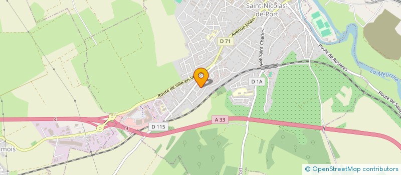 localisation de l'entreprise SCI  CARAIBES  SAINT-NICOLAS-DE-PORT