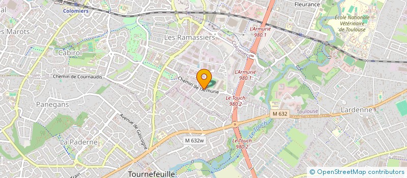 localisation de l'entreprise SCI CARAIBES à COLOMIERS