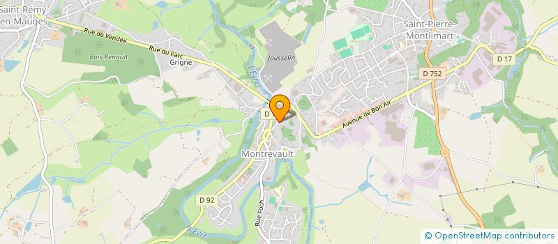 localisation de l'entreprise SCI CARAIBES  BEAUPREAU-EN-MAUGES