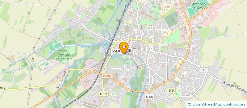 localisation de l'entreprise SCI CARAILLOU  ISSOUDUN