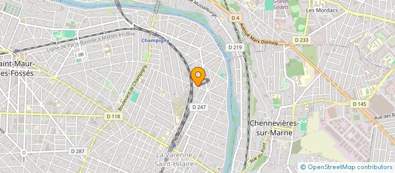 localisation de l'entreprise SCI CARALAN à SAINT-MAUR-DES-FOSSES