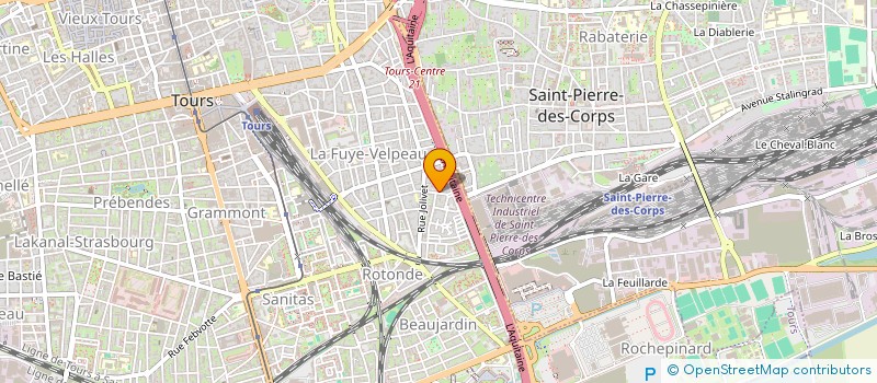 localisation de l'entreprise SCI CARALOG  TOURS