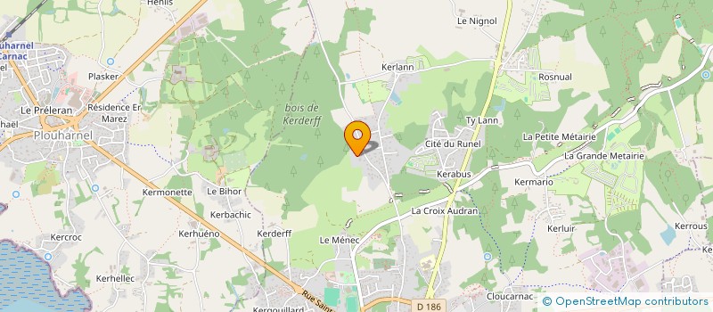 localisation de l'entreprise SCI CARAMA  CARNAC