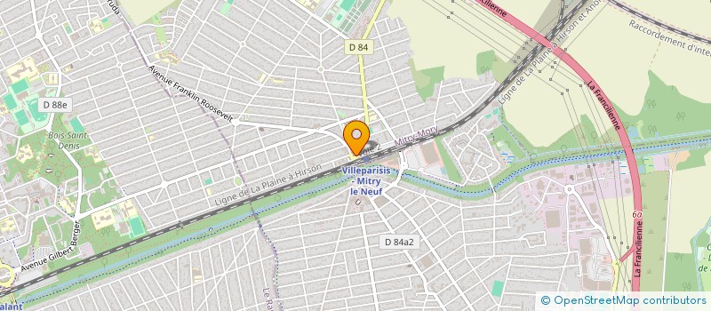 localisation de l'entreprise SCI CARAMATO à MITRY-MORY