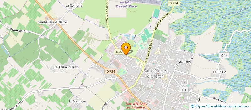 localisation de l'entreprise SCI CARAMBOLE  SAINT-PIERRE-D'OLERON