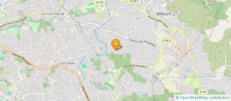 localisation de l'entreprise SCI CARAMBOT  AUBAGNE