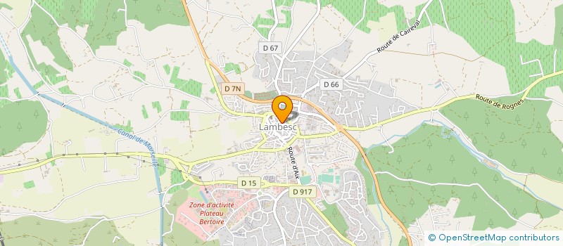 localisation de l'entreprise SCI CARAMEL  LAMBESC