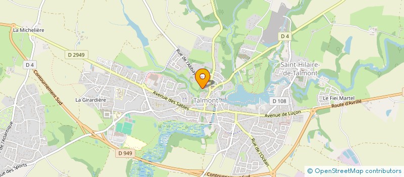 localisation de l'entreprise SCI CARAMELIA  TALMONT-SAINT-HILAIRE