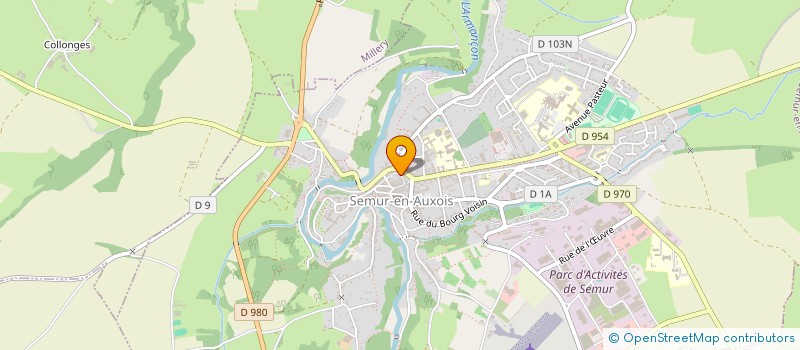 localisation de l'entreprise SCI CARAMENTE  LE VAL-LARREY