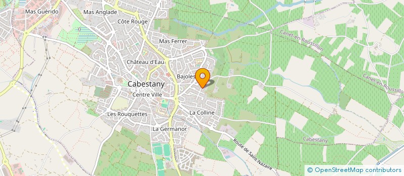 localisation de l'entreprise SCI CARANCA  CABESTANY