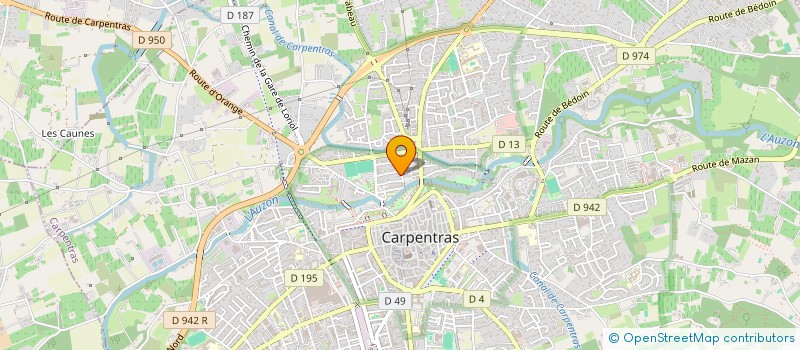 localisation de l'entreprise SCI CARANNE  CARPENTRAS